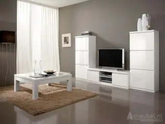 Apeldoorn Salontafel 127x66cm Wit bij A-Meubel