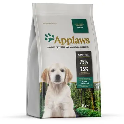 Applaws Puppy Small & Medium Breed - Kip Hondenvoer 2 kg bij Bitiba