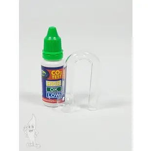 Aqua Nova Glazen Hang-On CO2 Drop Checker set, CO2 continutest bij Aquaplantsonline