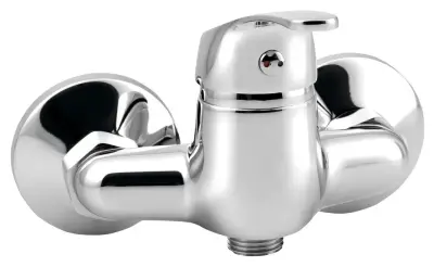 Aqualine 50 - Douchekraan, hartafstand 100 mm, chroom 52156 bij Sanitino