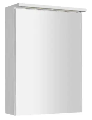 Aqualine KAWA - Spiegelkast met LED-verlichting, 50x70x22 cm, wit WGL50S bij Sanitino