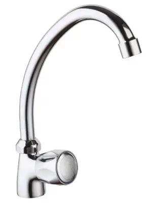 Aqualine - Staande kraan, voor koud water, draaibaar, chroom ZY1807 bij Sanitino