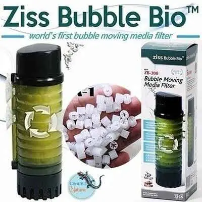 Aquarium filter Ziss ZB-300 bewegend filter tot 300 liter bij ShrimpMania Soest