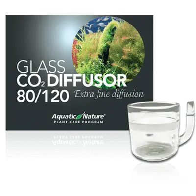 Aquatic Nature CO2 GLASS DIFFUSOR 80 / 120 bij Ocean Store (zeeaquarium-winkel.nl)