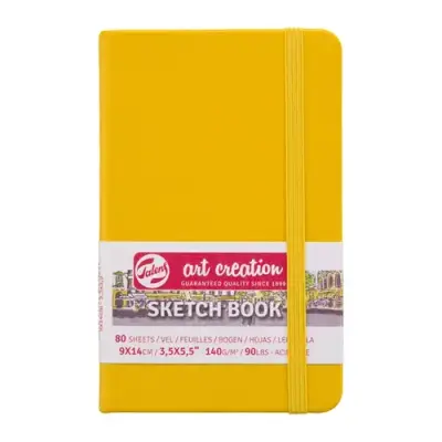 Art Creation Schetsboek Goudgeel 9 x 14 cm 140 gram 80 vel bij Art en Hobby