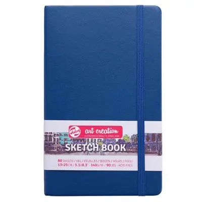 Art Creation Schetsboek Marineblauw 13 x 21 cm 140 gram bij Art en Hobby