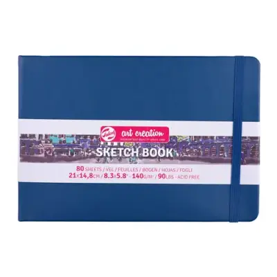 Art Creation Schetsboek Marineblauw 21 x 14.8 cm 140 gram 80 vel bij Art en Hobby