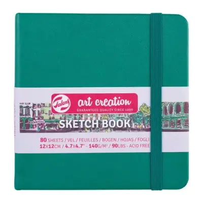 Art Creation Schetsboek Woudgroen 12 x 12 cm 140 gram 80 vel bij Art en Hobby