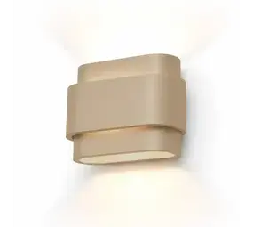 Artdelight Wandlamp Metz L 20 cm gips champagne bij Lamponline