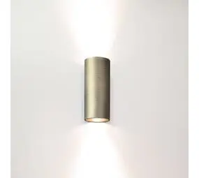 Artdelight Wandlamp Roulo 2 lichts H 15,4 Ø 6,5 cm antiek brons bij Lamponline