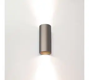 Artdelight Wandlamp Roulo 2 lichts H 15,4 Ø 6,5 cm champagne bij Lamponline