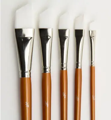 Artist Brush Set 5x Angular – Schuine penselen set bij Online-Schilderij