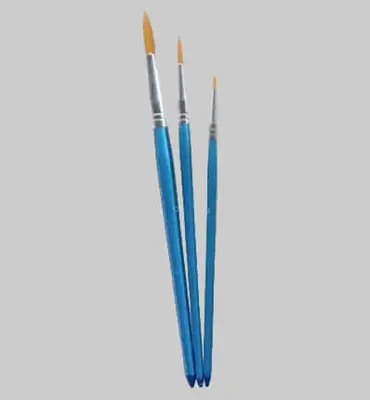 Artist Brush Set Round – 3 ronde penselen bij Online-Schilderij