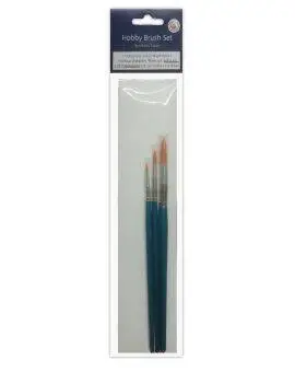 Artist penselen set - rond - 3 stuks bij Pipoos