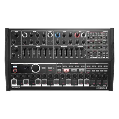 Arturia MiniBrute 2S Noir – analoge synthesizer 16 pads, sequencer en 48 CV-aansluitingen bij VDS Instrumenten
