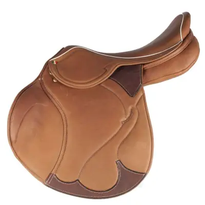 Arturo Fortunato II Springzadel lichtbruin maat:18 bij Paardensportwebshop