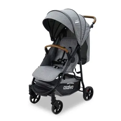 Asalvo Buggy Manchester Grey bij Baby-Dump