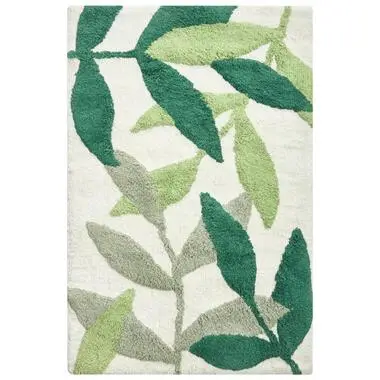 ASAN - Badmat - Groen - 60 x 90 cm - Katoen bij Leen Bakker