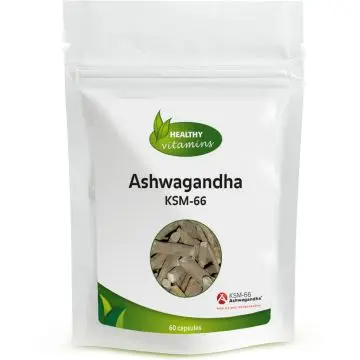 Ashwagandha KSM-66 bij Vitaminesperpost