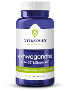 Ashwagandha KSM-66® & Bioperine® bij Vitakruid