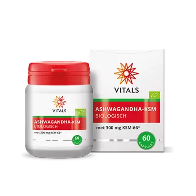 Ashwagandha-KSM Biologisch (60 capsules) bij Vitaminadviceshop