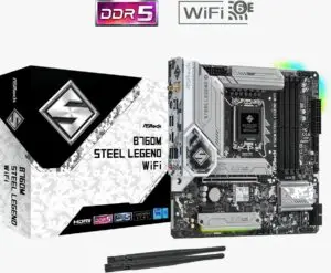 ASRock B760M Steel Legend WiFi Moederbord bij HardwareParadijs