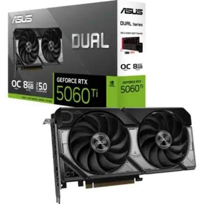 Asus Dual GeForce RTX 5060 Ti OC 8G DDR7 PCIe5 bij Yorcom