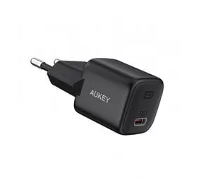 Aukey PA-B1B USB-C PD mini oplader 20W bij ExterneBatterij.nl