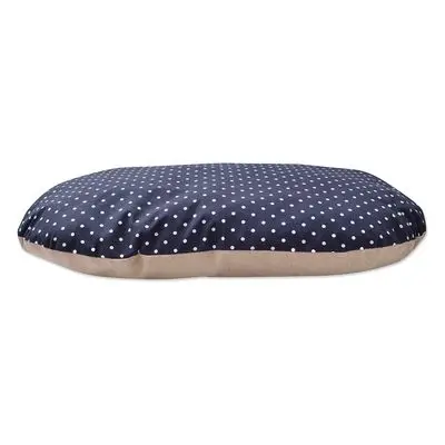 Aumüller hondenmand "Roxy" - XL Speltkussen Donkerblauw/Créme (L 85 x B 60 x H 15 cm) bij Bitiba