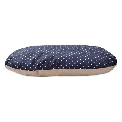 Aumüller hondenmand "Roxy" - XL Speltkussen Donkerblauw/Créme (L 85 x B 60 x H 15 cm) bij Bitiba