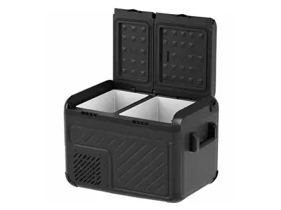 Auronic 45 liter Dual Zone compressor koelbox - Black/Grey bij Obelink