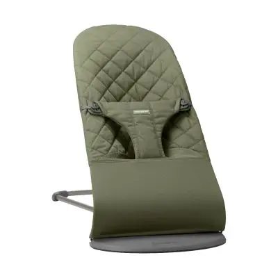 BabyBjörn Bliss Cotton Wipstoel - Donkergroen bij Babypark