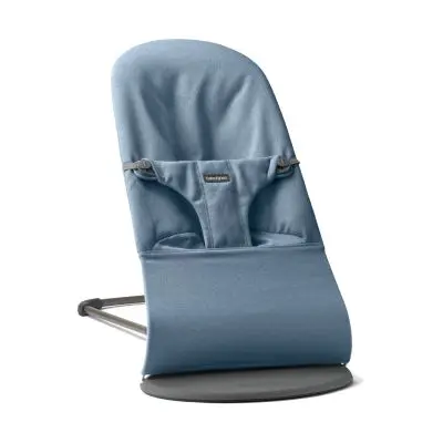 BabyBjörn Bliss Wipstoel - Geweven - Mélange Blauw bij Baby-Dump