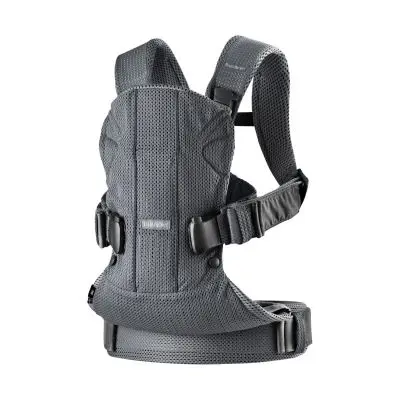 BabyBjörn One Air Draagzak - 3D-Mesh - Antraciet bij Baby-Dump