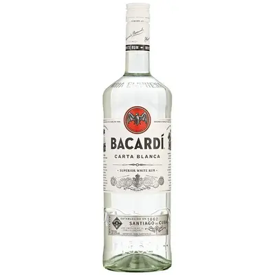 Bacardi Carta Blanca 100 cl bij Dirck3 (Dirck III)