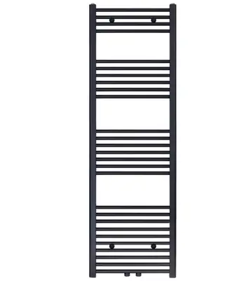 Badkamer Radiator Handdoekverwarming 1600 x 500 Blackline mat zwart bij SaniSupreme