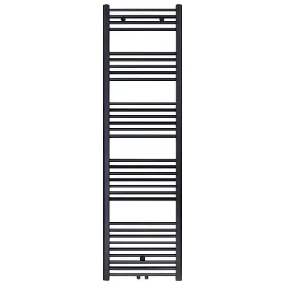 Badkamer Radiator Handdoekverwarming 1800 x 500 821 W Blackline Livaro mat zwart bij SaniSupreme