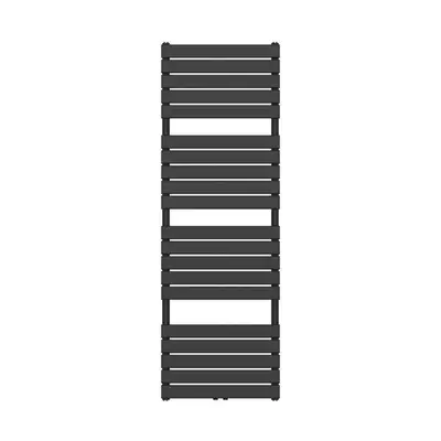 Badkamer Radiator Handdoekverwarming 1800 x 600 Mat Zwart bij SaniSupreme