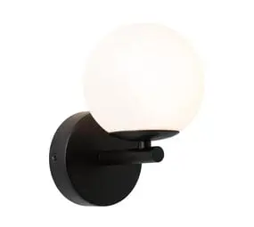 Badkamer Wandlamp Bol Led 5W IP44 bij LampVerlichting.nl