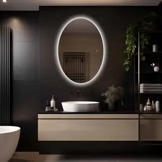 Badkamerspiegel 100x70 – Rondo bij Sanitear