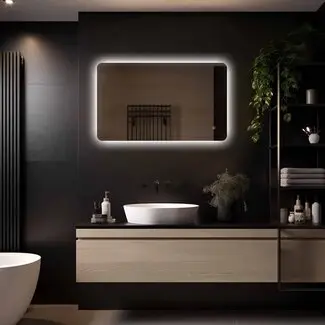Badkamerspiegel Malaga 100x60 bij Sanitear
