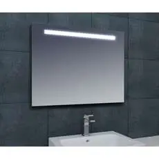 Badkamerspiegel Wiesbaden Tigris met led verlichting 80 x 80 cm bij Sanitairknaller