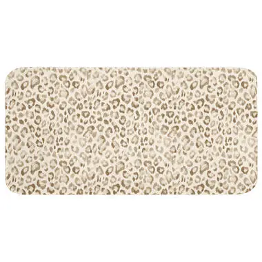Badmat 120x60 cm Luipaard - Klassiek - Beige bij Leen Bakker