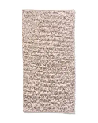 badmat 60x120cm chenille beige bij HEMA