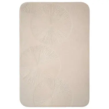 Badmat 60x90 cm Japandi - Beige - Modern bij Leen Bakker
