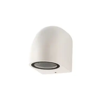 Baldy buiten wandlamp in wit bij Straluma