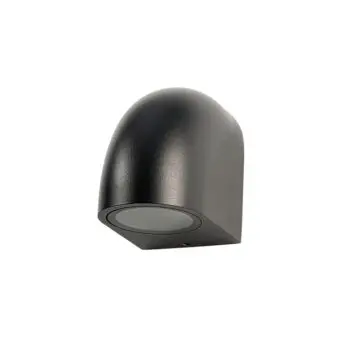 Baldy buiten wandlamp in zwart bij Straluma