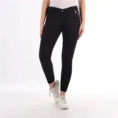 BARATO RIJBROEK BASIC FULLGRIP DAMES Zwart bij De Kroo Ruitersport