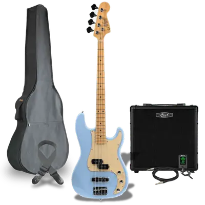 Basgitaar starterset P-Bass Blauw bij Music All In