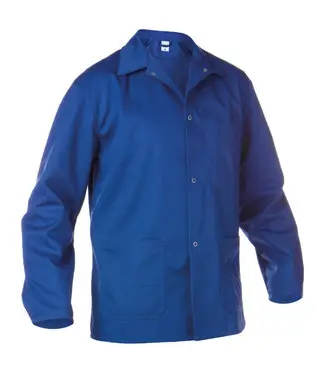 Basicline Halle Werkjas Ongevoerd Blauw bij Bedrijfskledingonline